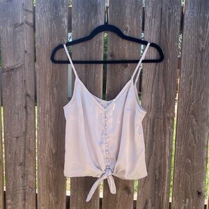 Abercrombie & Fitch Silky Tie-Front Camisole